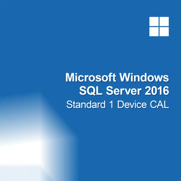 Microsoft SQL Server 2016 Standard 1 urządzenie CAL