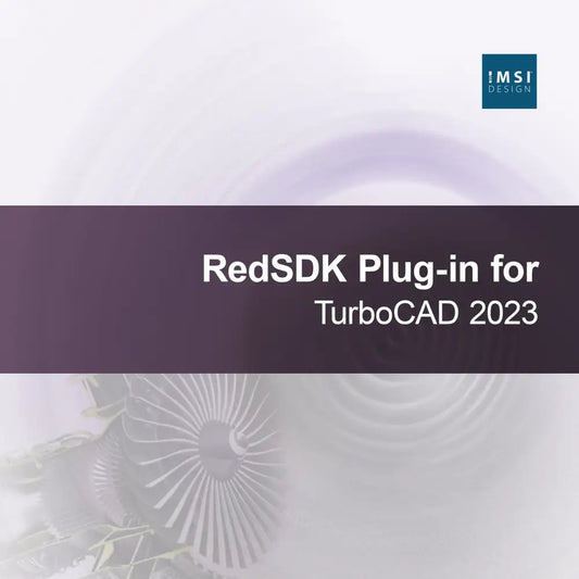 RedSDK zásuvný modul pro TurboCAD 2023