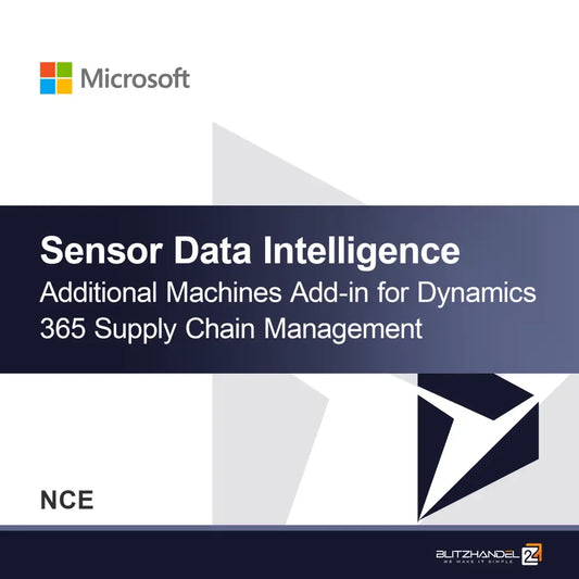 Sensoradat-intelligencia további gépek bővítmény a Dynamics 365 Supply Chain Management (NCE) számára