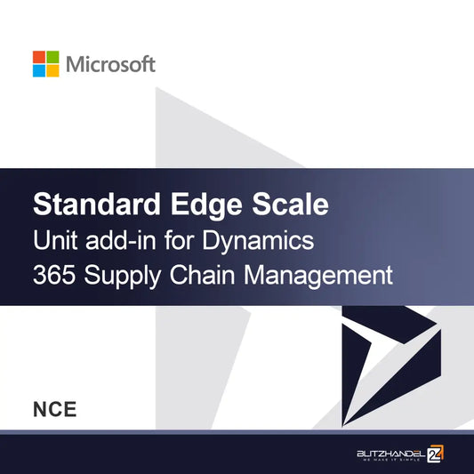 Standard Edge Scale egység bővítmény a Dynamics 365 Supply Chain Management (NCE) számára