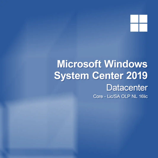 System Center 2019 Datacenter Core - Lic/SA OLP NL 16lic