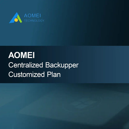 AOMEI Centralized Backupper Prilagojen Načrt