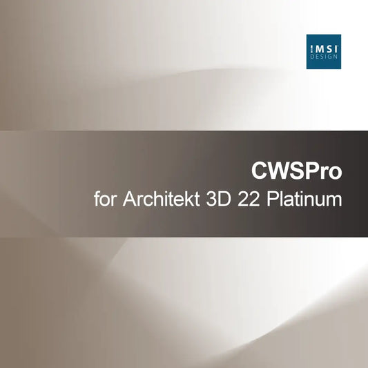 CWSPro for Architekt 3D 22 Platin